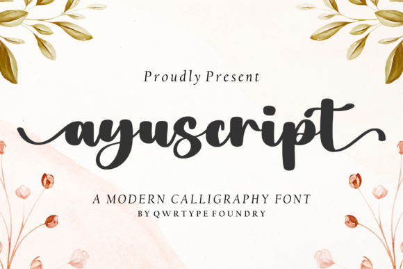 Ayuscript – A Flowing Handwritten Font for Stunning Designs