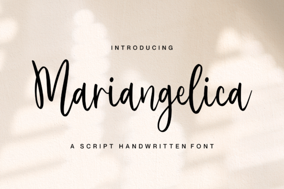 Mariangelica Script Font for Creative Branding