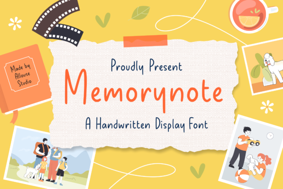 Memorynote Font — A Handwritten Touch That Elevates Every Design
