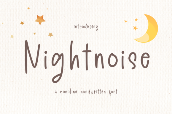 Nightnoise Font: A Handwritten Typeface That Speaks